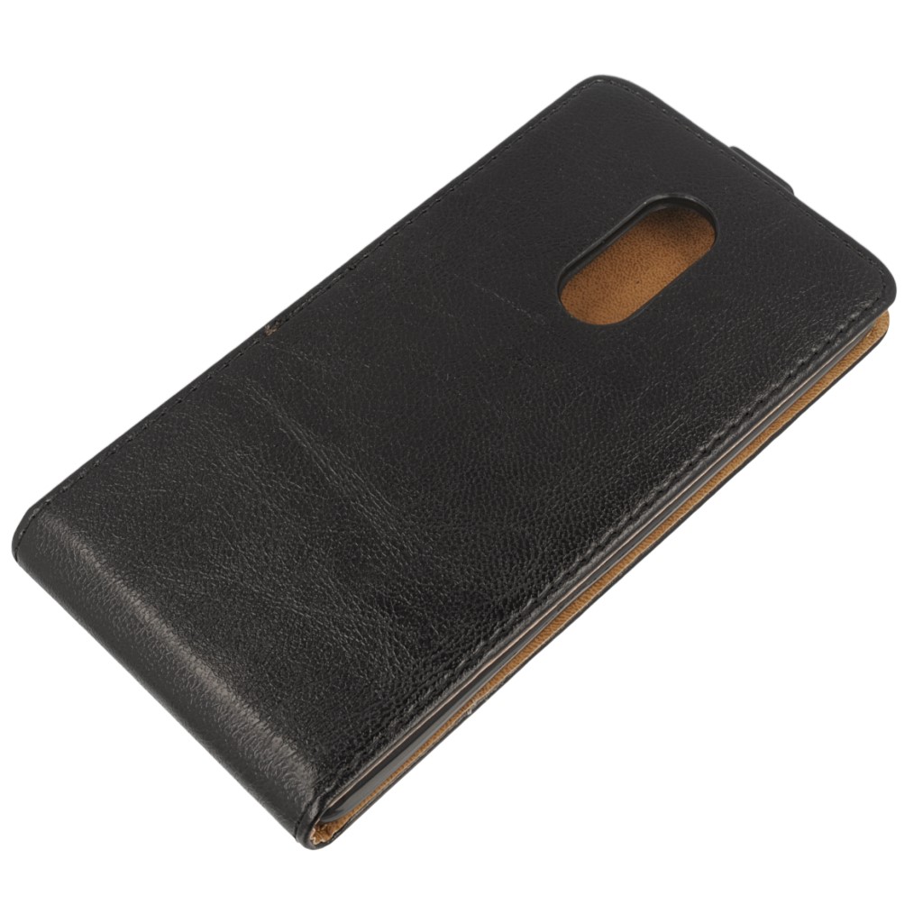 Pokrowiec z klapk na magnes Prestige Slim Flexi czarny Lenovo K6 Note / 4