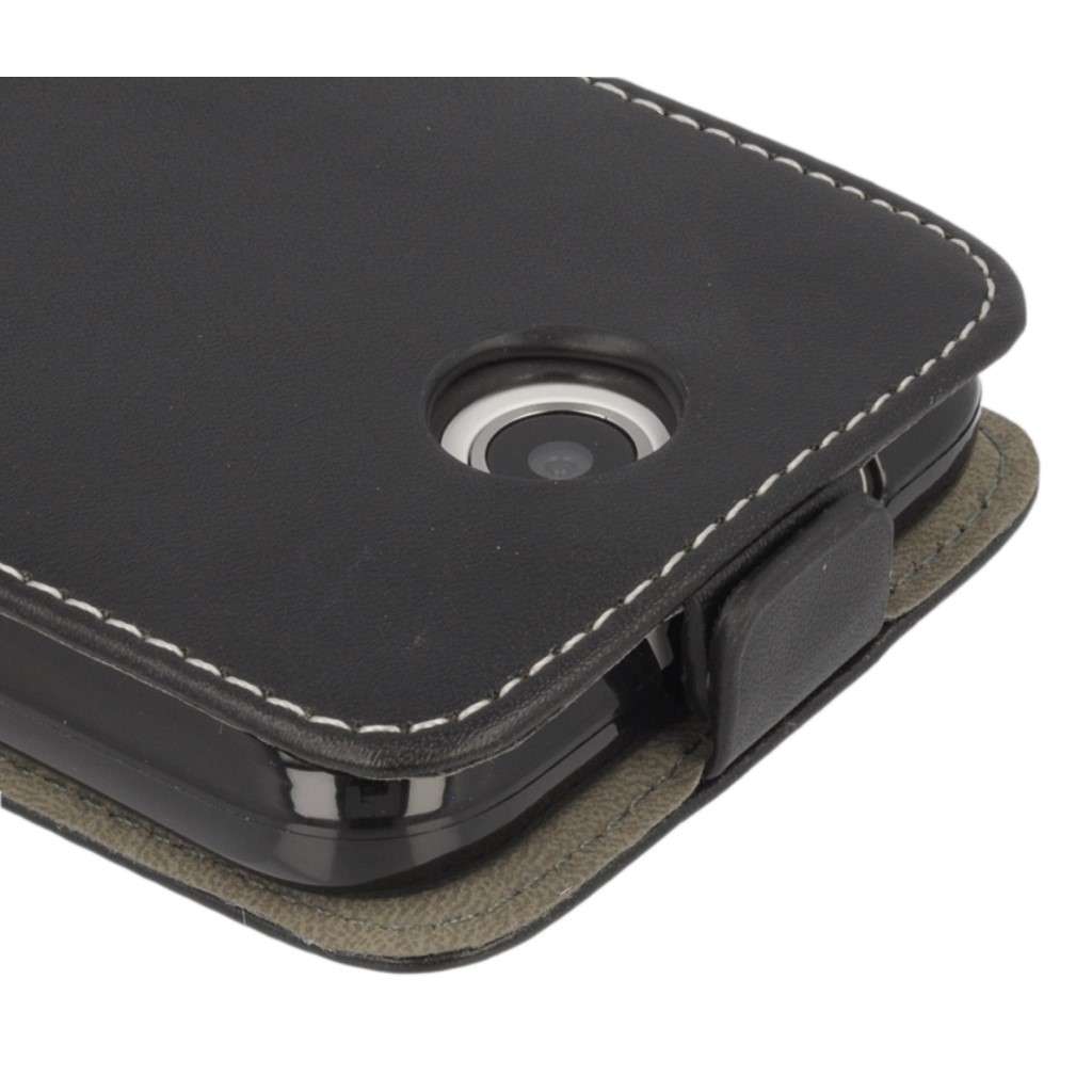Pokrowiec z klapk na magnes Prestige Slim Flexi czarny HTC Desire 310 / 4