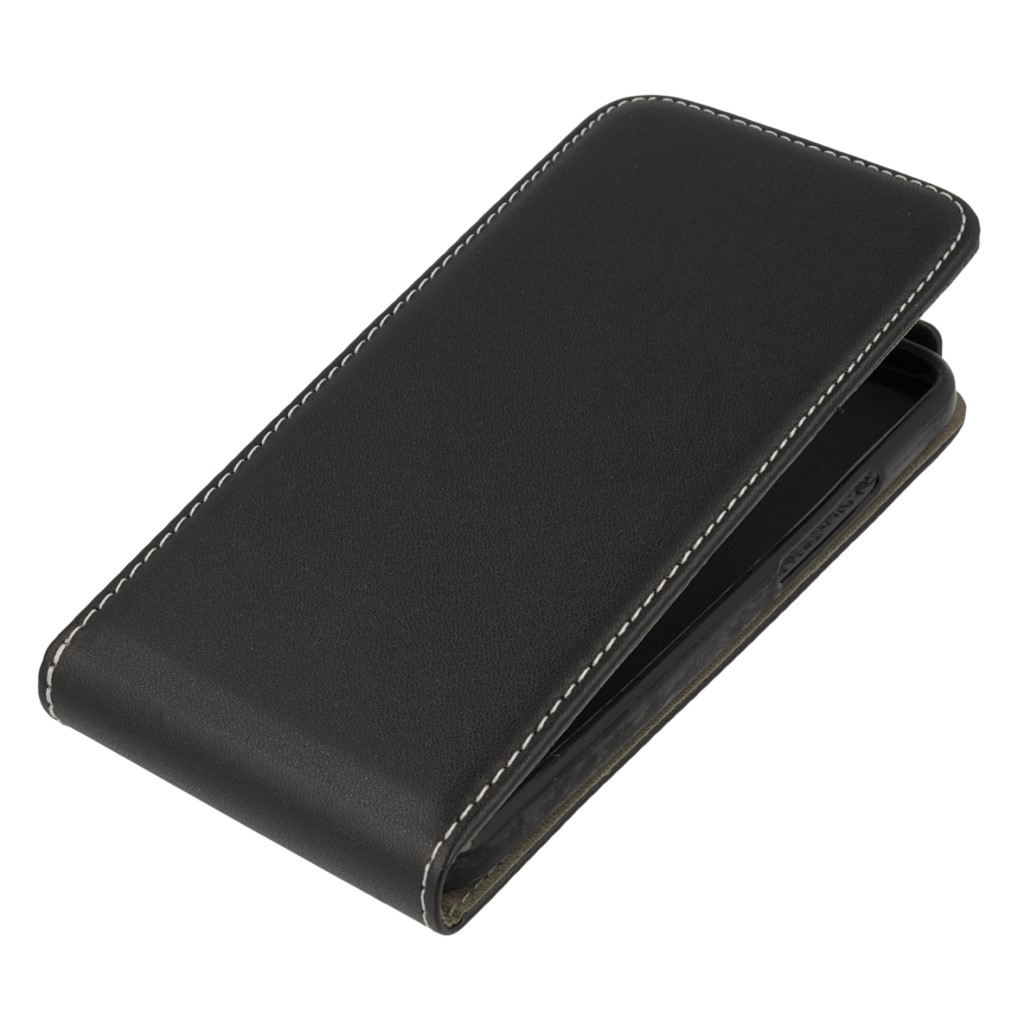 Pokrowiec z klapk na magnes Prestige Slim Flexi czarny HTC One E8 / 2