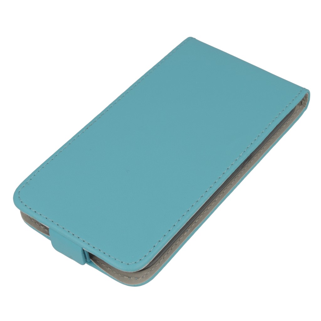 Pokrowiec z klapk na magnes Prestige Slim Flexi jasny niebieski HTC Desire 510