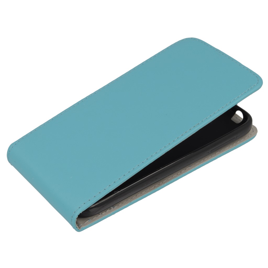 Pokrowiec z klapk na magnes Prestige Slim Flexi jasny niebieski HTC Desire 510 / 5