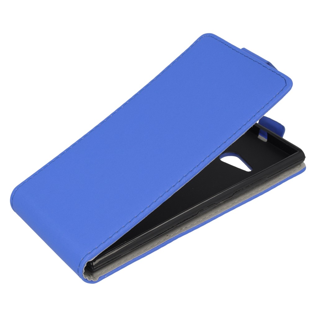 Pokrowiec z klapk na magnes Prestige Slim Flexi  niebieski NOKIA Lumia 735 / 5