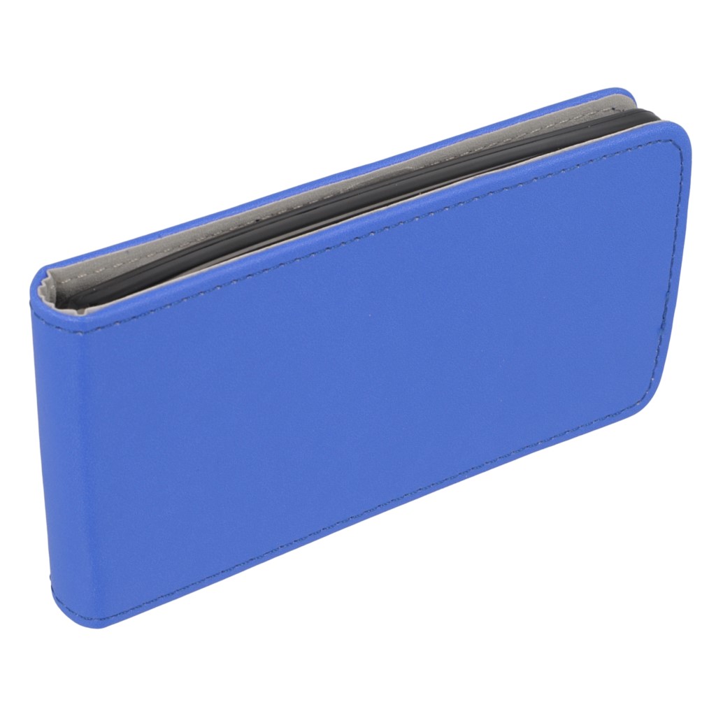 Pokrowiec z klapk na magnes Prestige Slim Flexi niebieski LG H340N Leon 4G LTE / 6