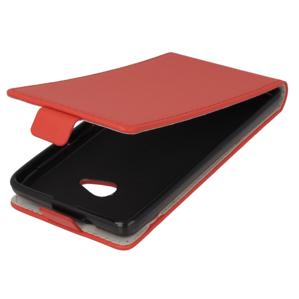 Pokrowiec z klapk na magnes Prestige Slim Flexi czerwony NOKIA Lumia 530