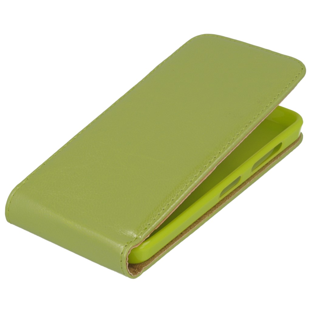 Pokrowiec z klapk na magnes Prestige Slim Flexi zielony NOKIA Lumia 630 / 3