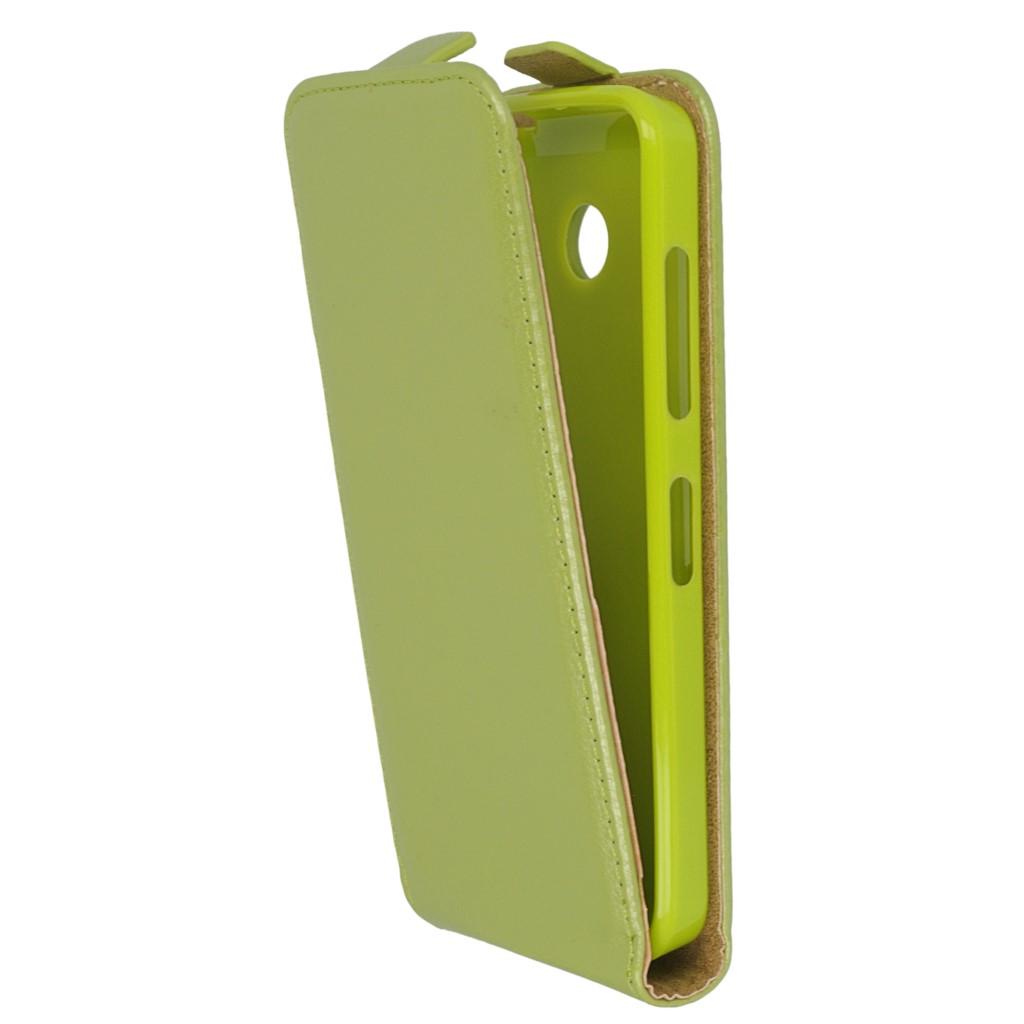 Pokrowiec z klapk na magnes Prestige Slim Flexi zielony NOKIA Lumia 630 / 4