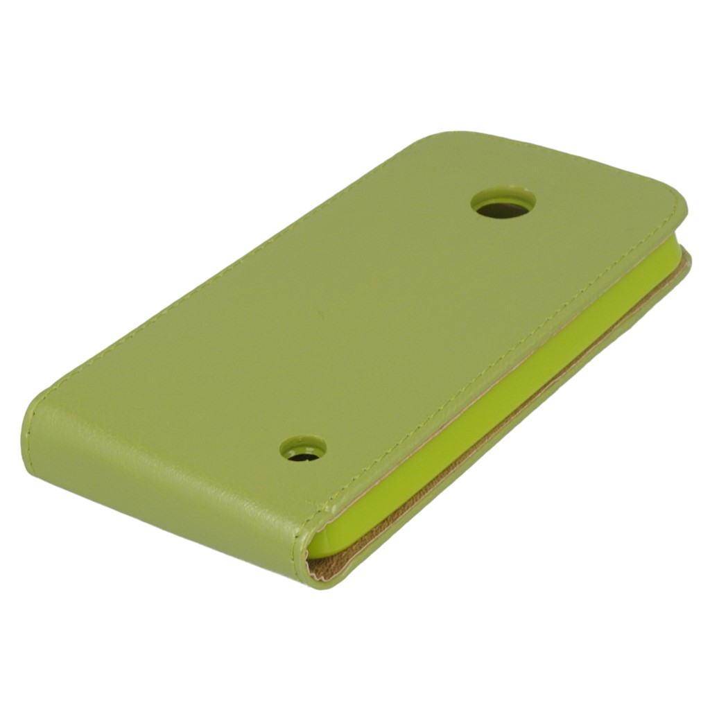 Pokrowiec z klapk na magnes Prestige Slim Flexi zielony NOKIA Lumia 630 / 5
