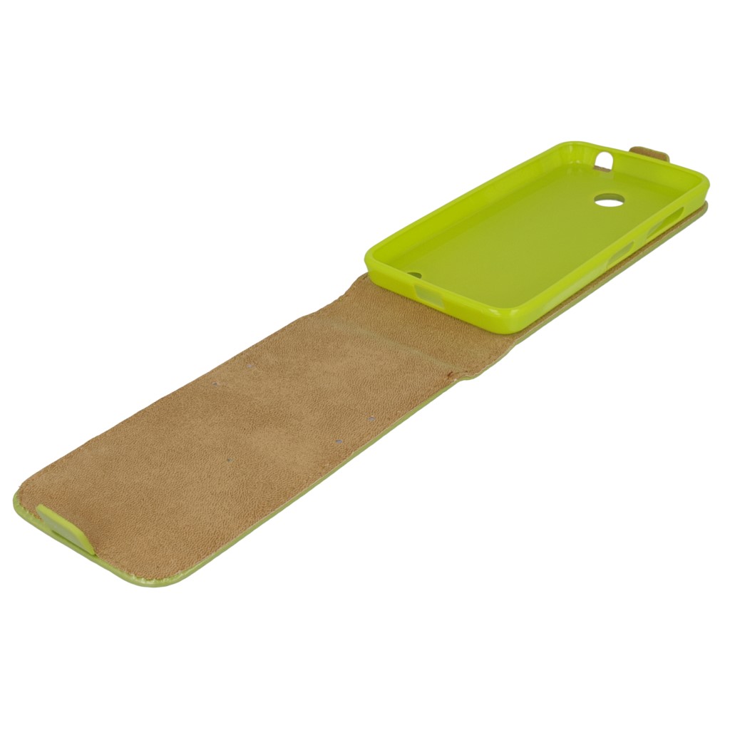 Pokrowiec z klapk na magnes Prestige Slim Flexi zielony NOKIA Lumia 630 / 8