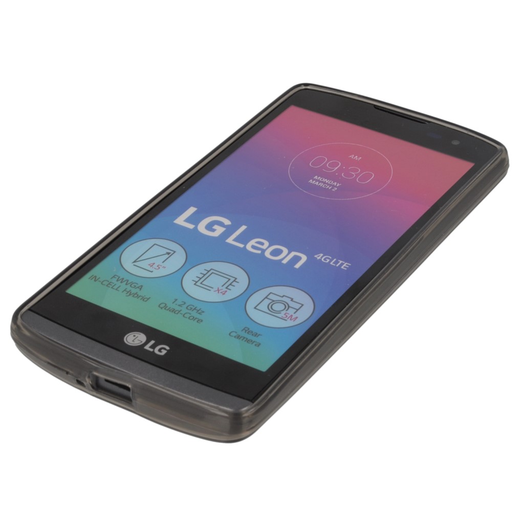 Pokrowiec etui silikonowe Frozen dymne LG H340N Leon 4G LTE / 3