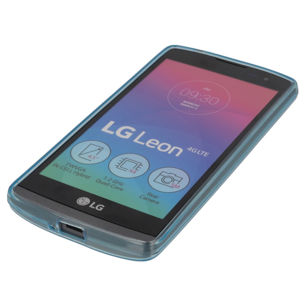 Pokrowiec etui silikonowe Frozen niebieskie LG H340N Leon 4G LTE / 3