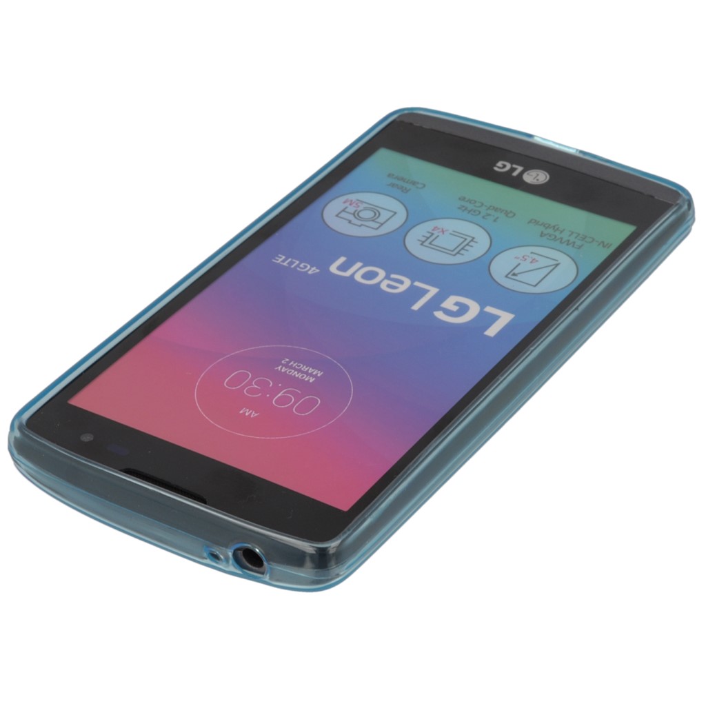 Pokrowiec etui silikonowe Frozen niebieskie LG H340N Leon 4G LTE / 4