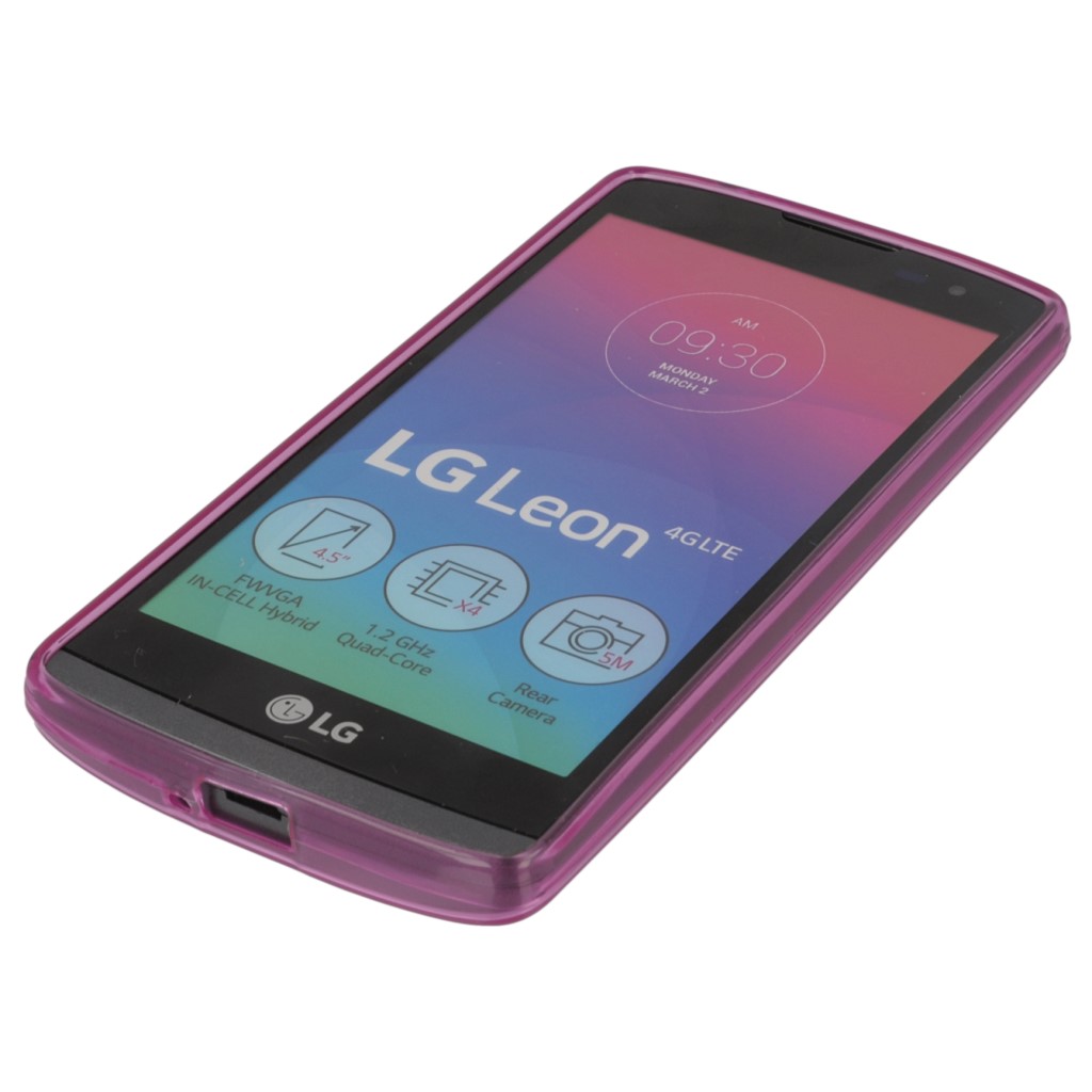 Pokrowiec etui silikonowe Frozen rowe LG H340N Leon 4G LTE / 3