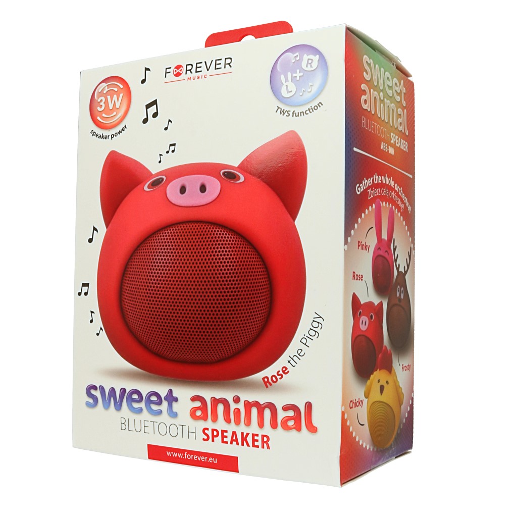 Gonik Multimedialny Bluetooth Forever ABS-100 Sweet Animal winka HUAWEI P10 / 2