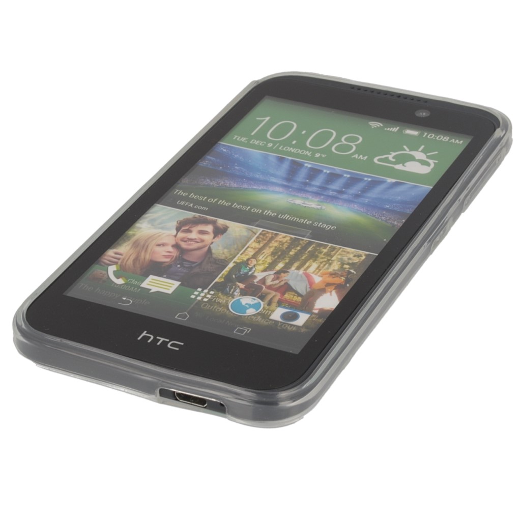 Pokrowiec silikonowe etui Back Case przeroczyste HTC Desire 320 / 4