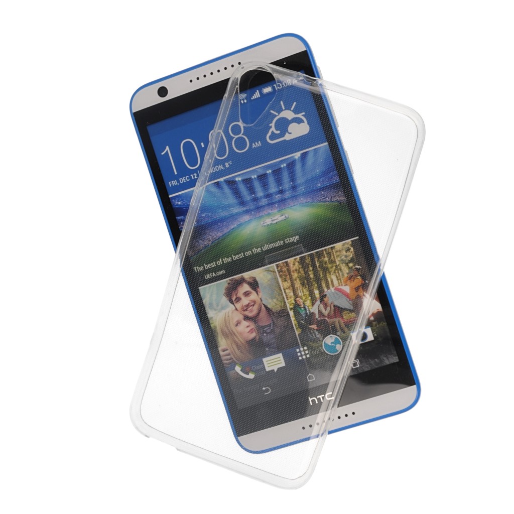 Pokrowiec silikonowe etui Back Case przeroczyste HTC Desire 820 / 7