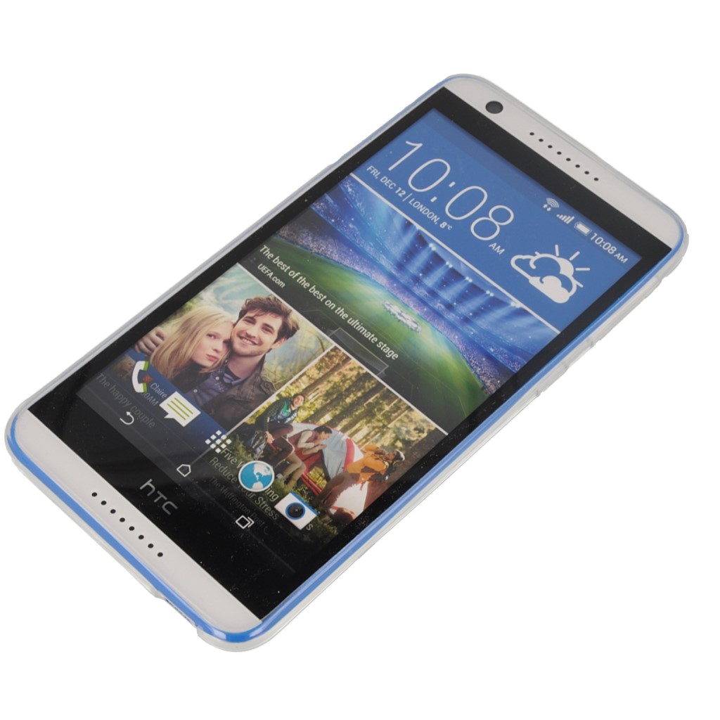 Pokrowiec silikonowe etui Back Case przeroczyste HTC Desire 820 / 3