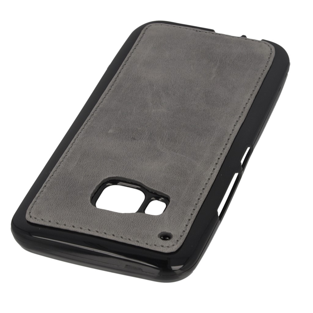 Pokrowiec etui Case Leather szary HTC One M9 Prime CE / 4