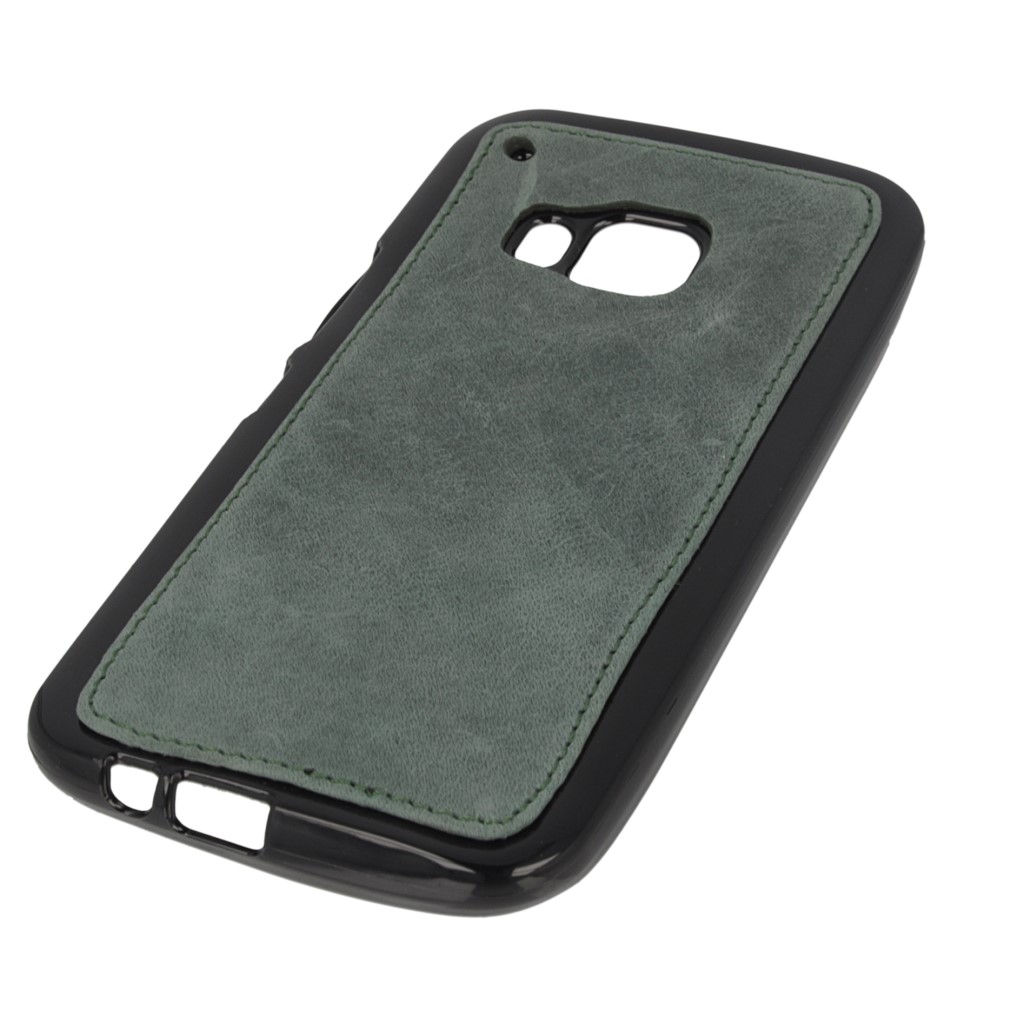 Pokrowiec etui Case Leather zielony HTC One M9 Prime CE