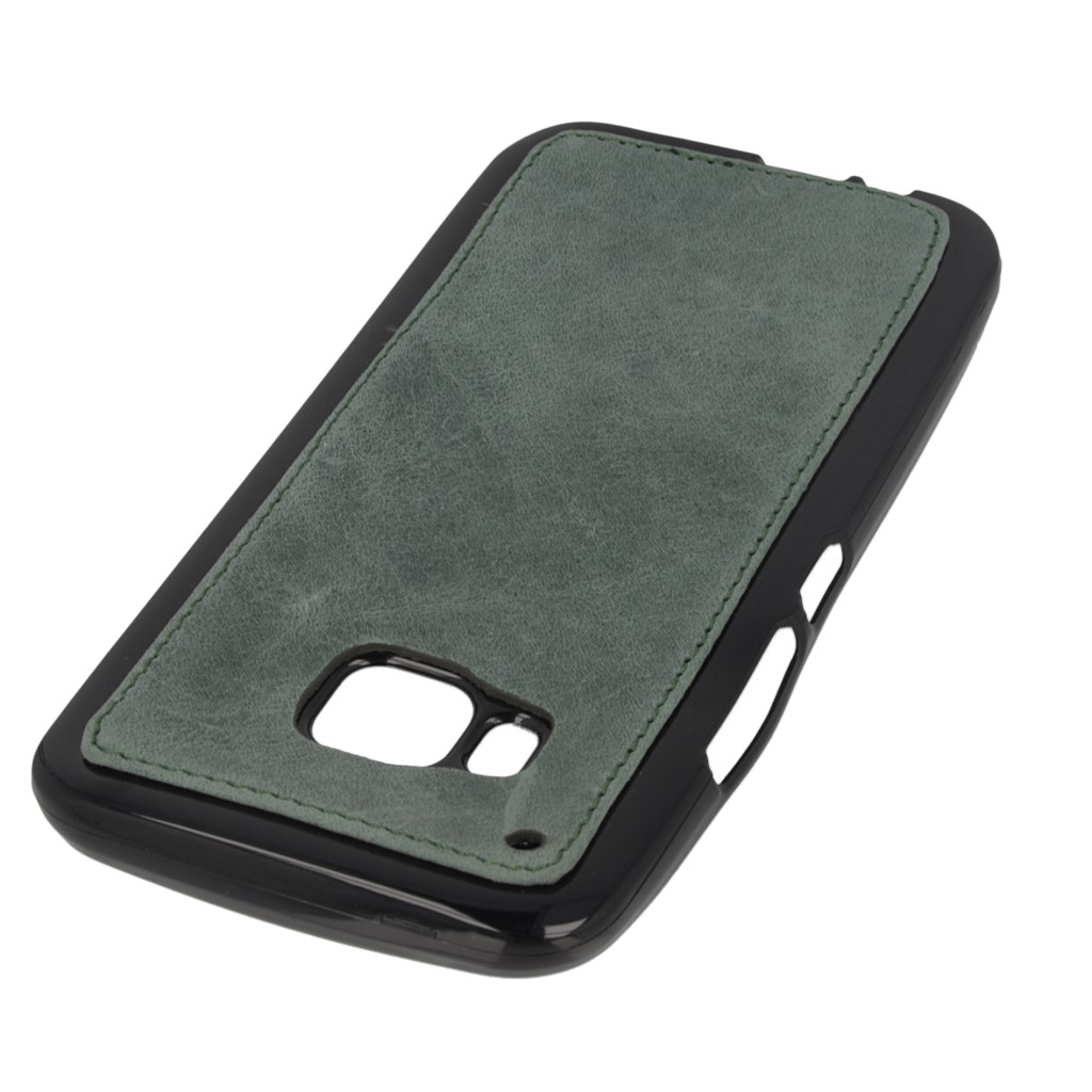 Pokrowiec etui Case Leather zielony HTC One M9 / 11