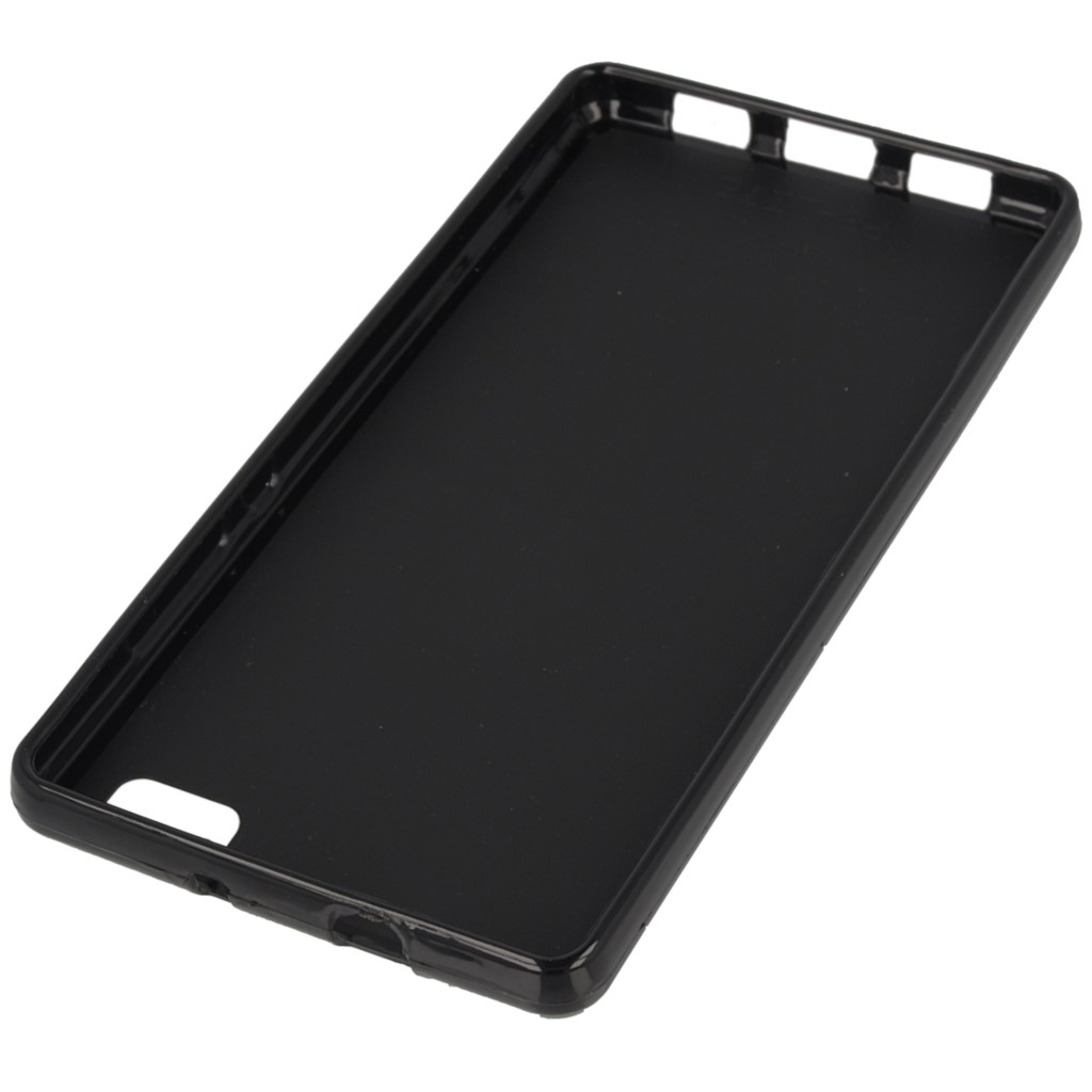 Pokrowiec silikonowe etui BACK CASE czarne APPLE iPhone SE / 4