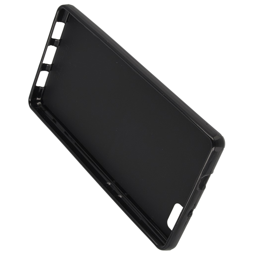 Pokrowiec silikonowe etui BACK CASE czarne APPLE iPhone SE / 7