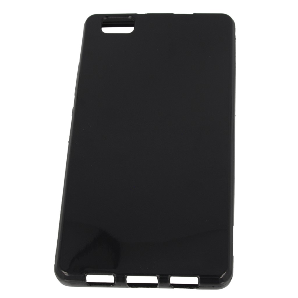 Pokrowiec silikonowe etui BACK CASE czarne APPLE iPhone SE / 5