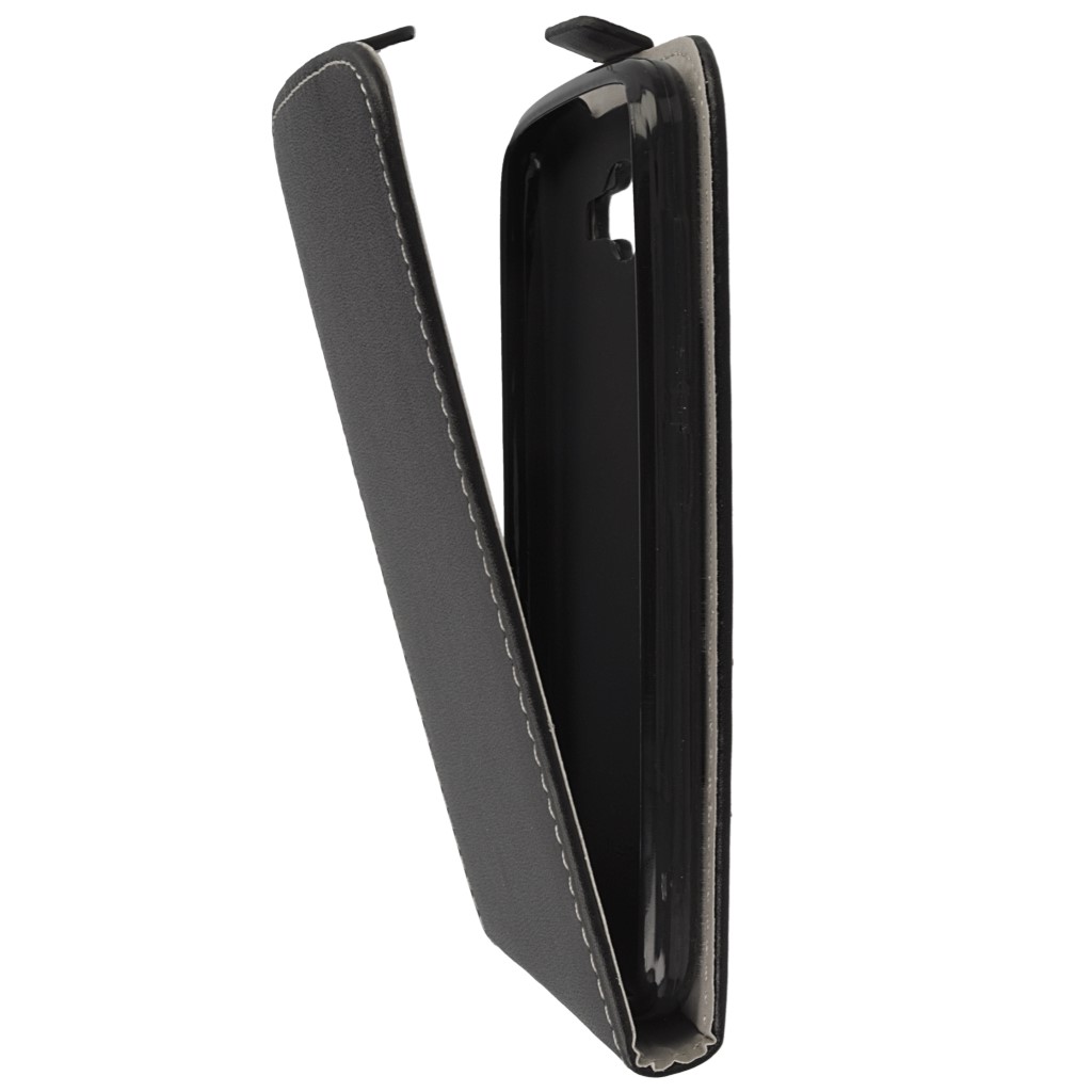 Pokrowiec z klapk� na magnes Prestige Slim Flexi czarny HUAWEI Ascend Y540 / 7