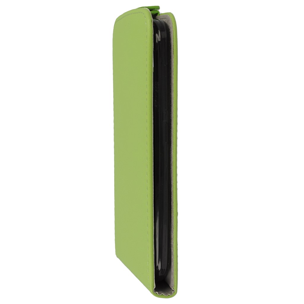 Pokrowiec z klapk na magnes Prestige Slim Flexi zielony HUAWEI Ascend Y540 / 6