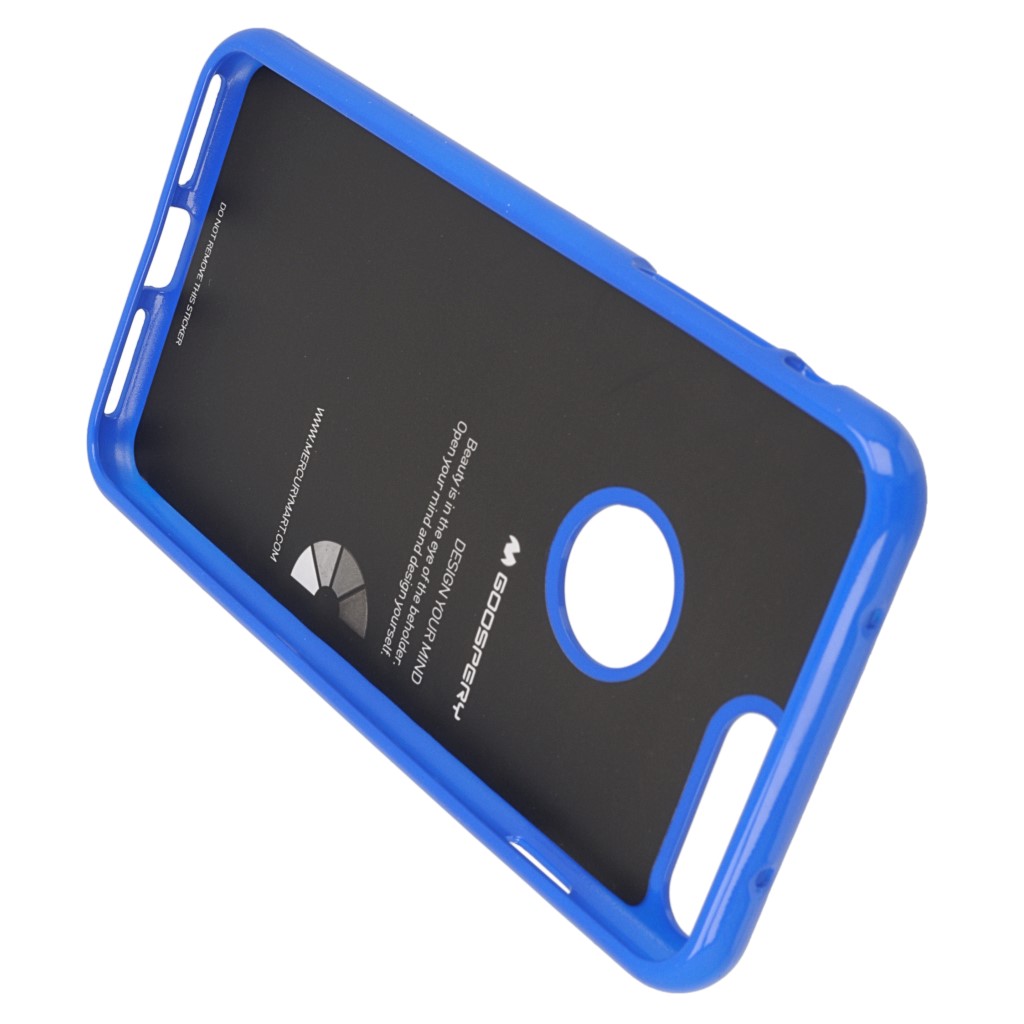 Pokrowiec etui silikonowe Mercury JELLY CASE niebieskie APPLE iPhone 7 Plus / 4