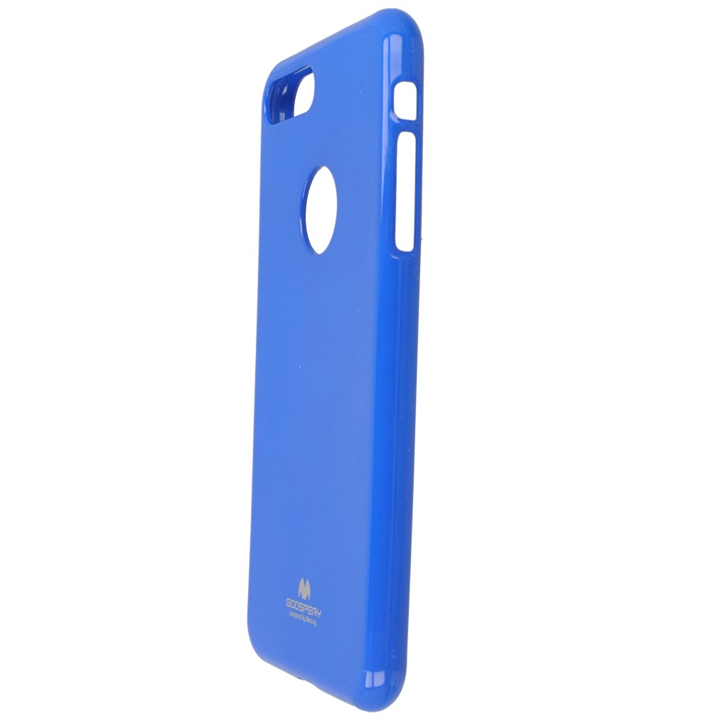 Pokrowiec etui silikonowe Mercury JELLY CASE niebieskie APPLE iPhone 8 Plus / 6