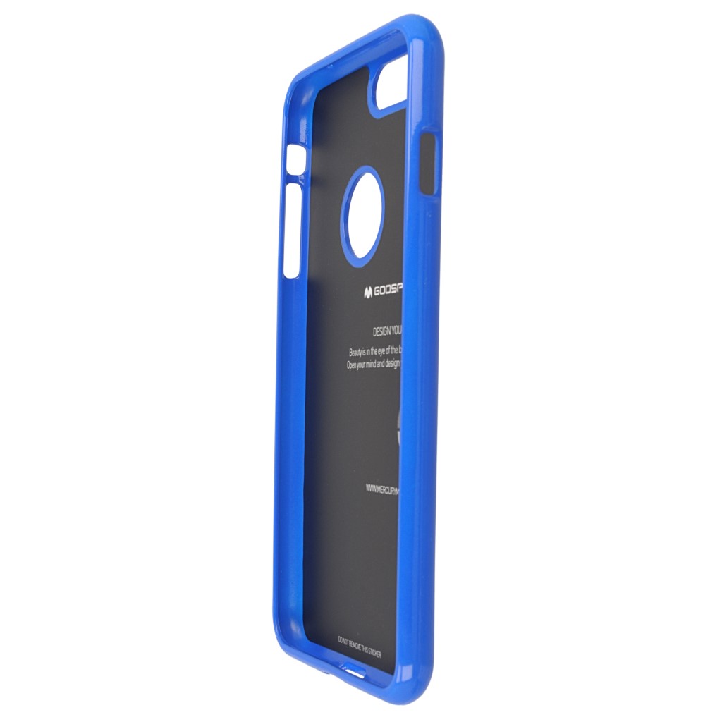 Pokrowiec etui silikonowe Mercury JELLY CASE niebieskie APPLE iPhone 8 Plus / 7