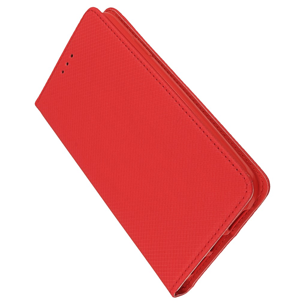 Pokrowiec etui z klapk Magnet Book czerwone APPLE iPhone 9 / 4