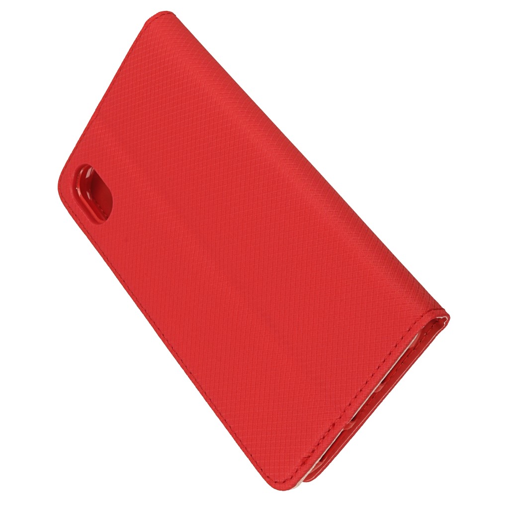 Pokrowiec etui z klapk Magnet Book czerwone APPLE iPhone 9 / 5
