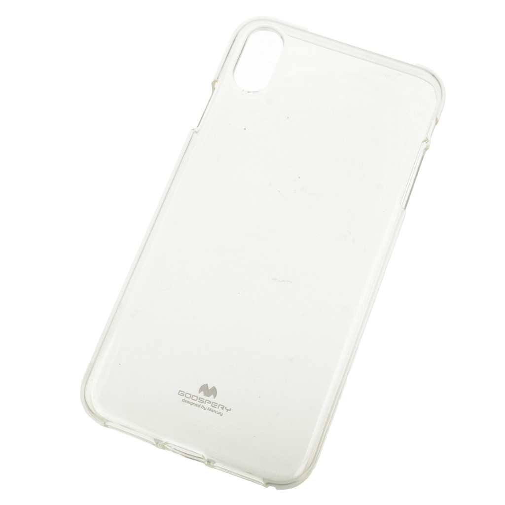 Pokrowiec etui silikonowe Mercury Jelly Case przeroczyste APPLE iPhone XS Max