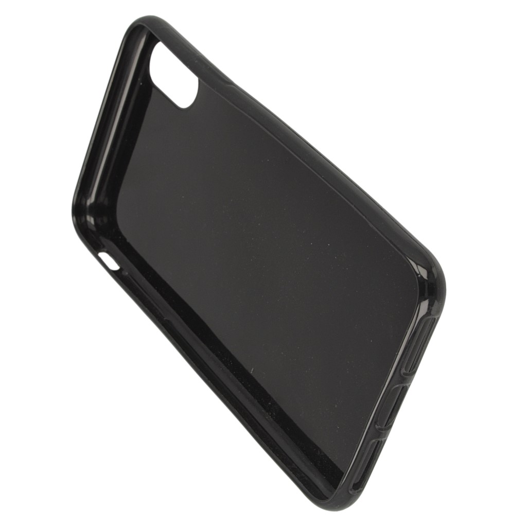 Pokrowiec silikonowe etui BACK CASE czarne APPLE iPhone X / 3