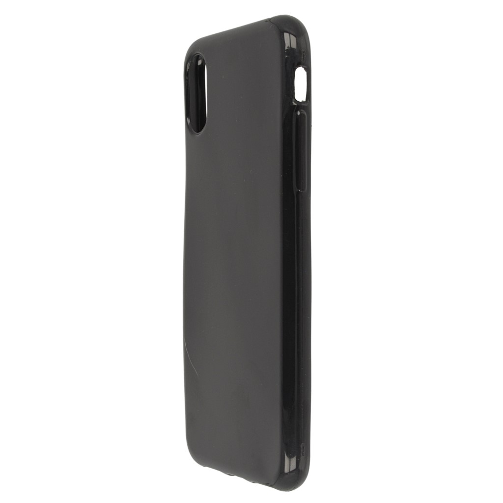 Pokrowiec silikonowe etui BACK CASE czarne APPLE iPhone X / 5