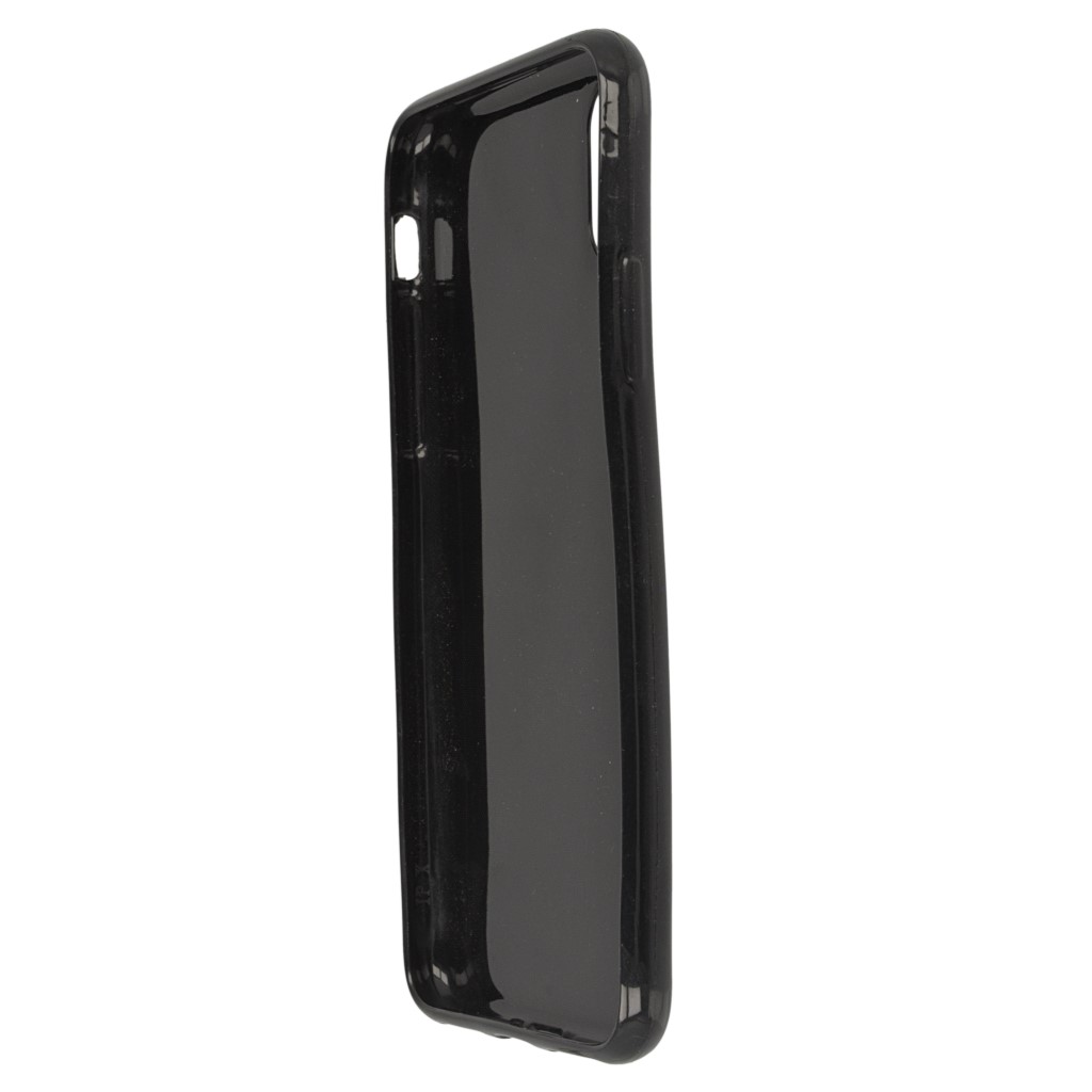 Pokrowiec silikonowe etui BACK CASE czarne APPLE iPhone X / 6