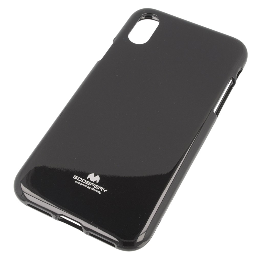 Pokrowiec Jelly Case czarny APPLE iPhone X