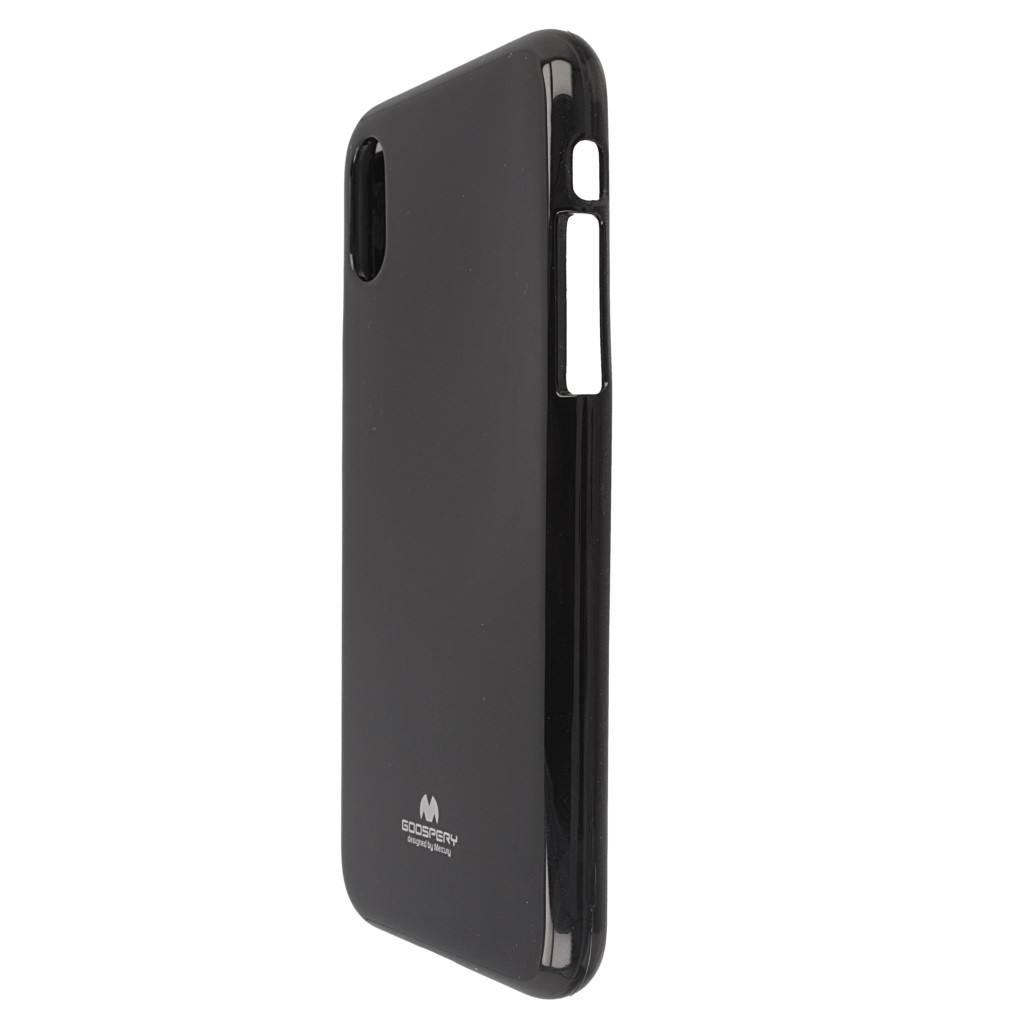 Pokrowiec Jelly Case czarny APPLE iPhone X / 5