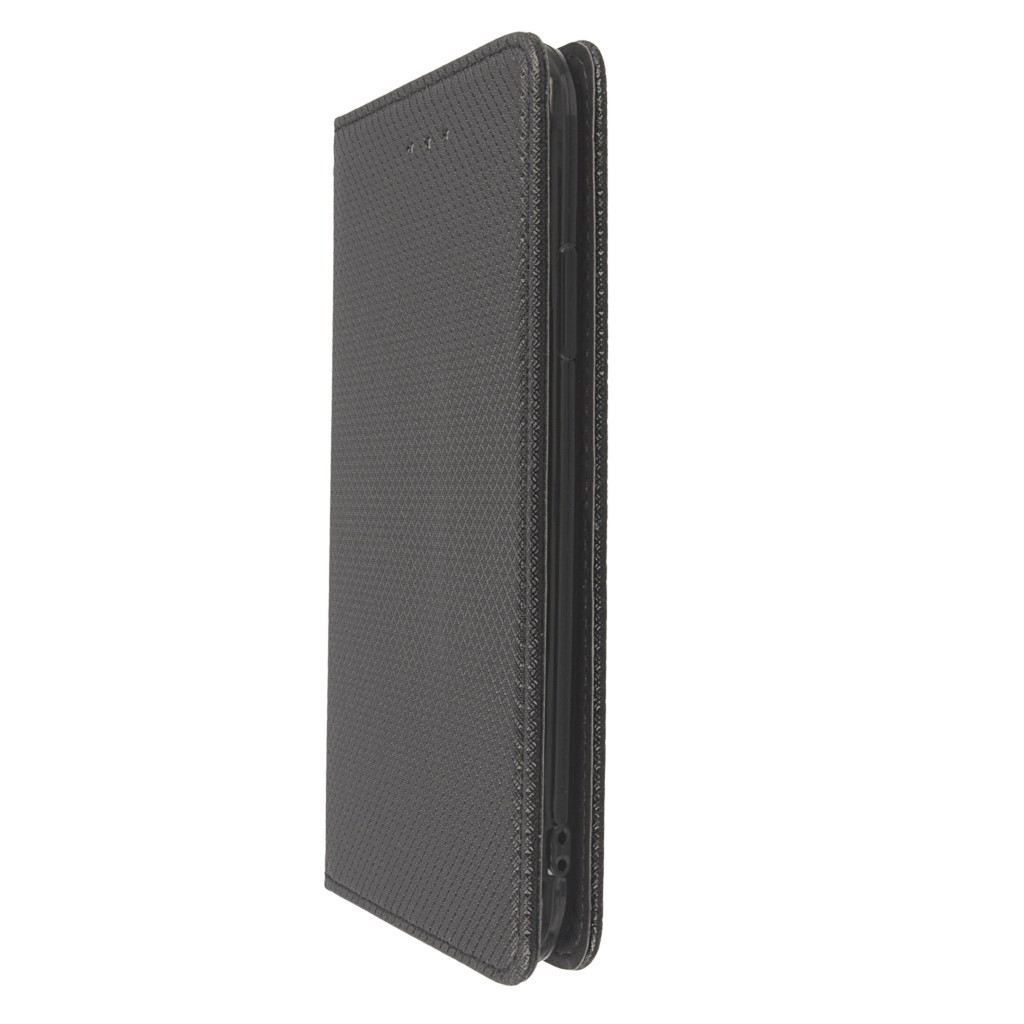 Pokrowiec etui z klapk Magnet Book czarne APPLE iPhone X / 5