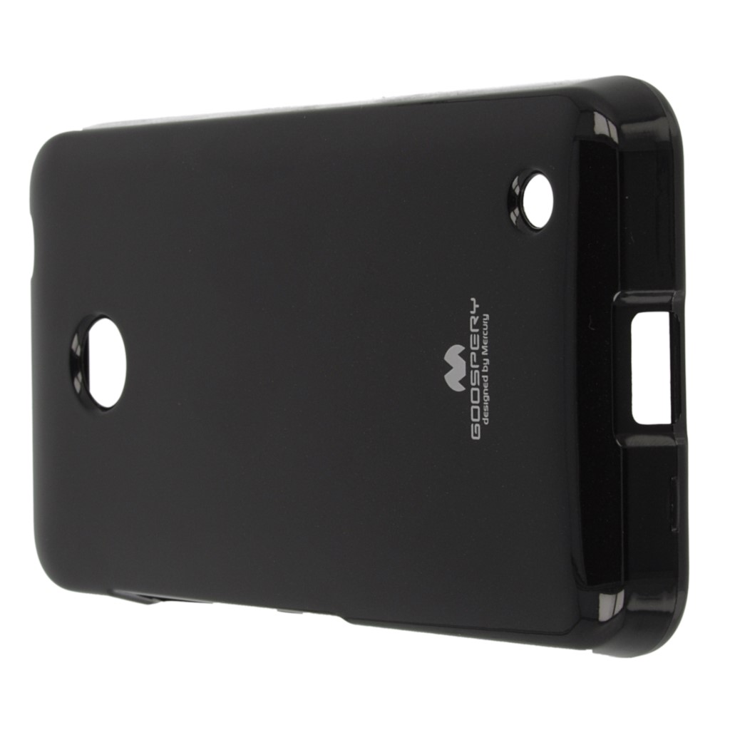 Pokrowiec etui silikonowe Mercury JELLY CASE czarne NOKIA Lumia 630 / 6