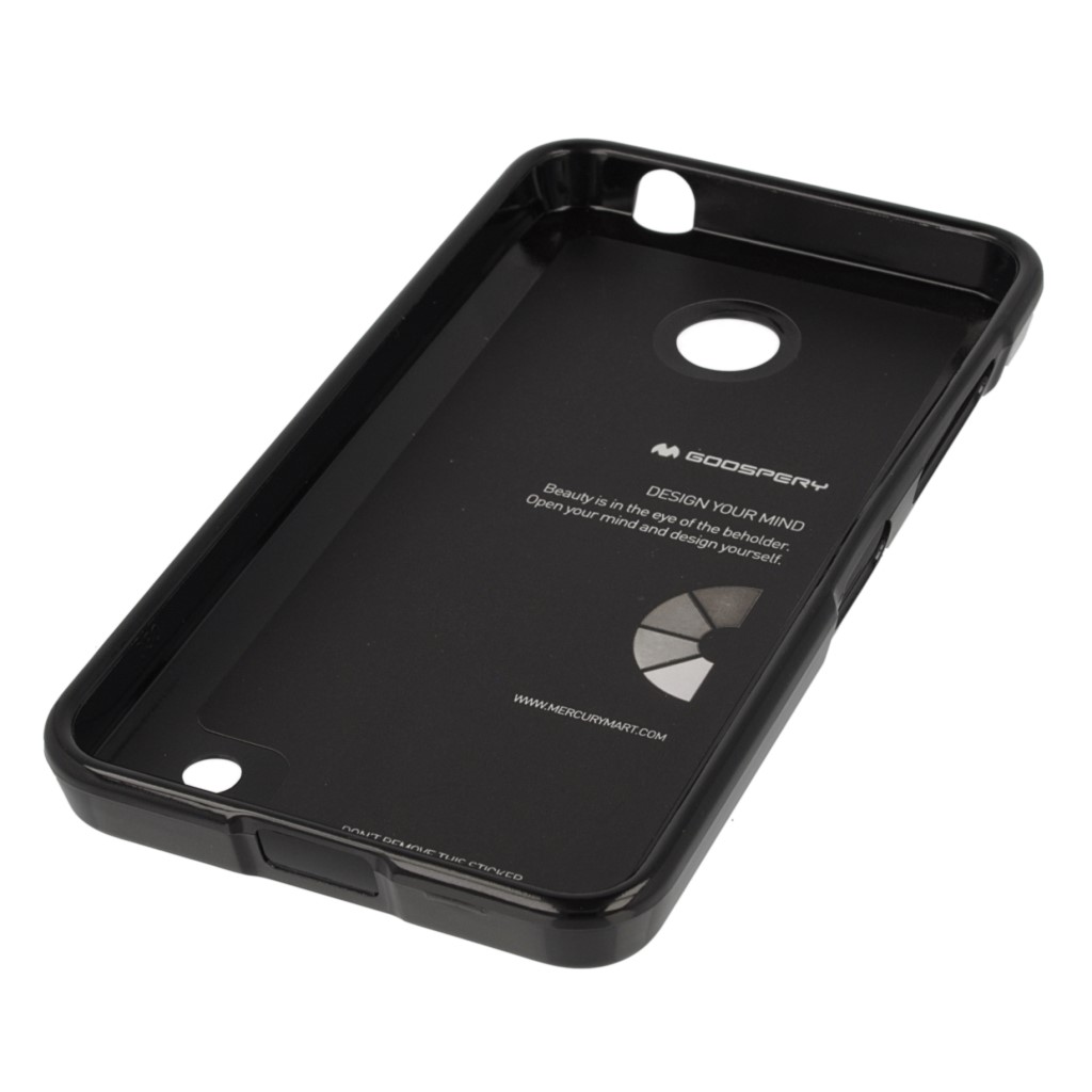 Pokrowiec etui silikonowe Mercury JELLY CASE czarne NOKIA Lumia 630 / 3