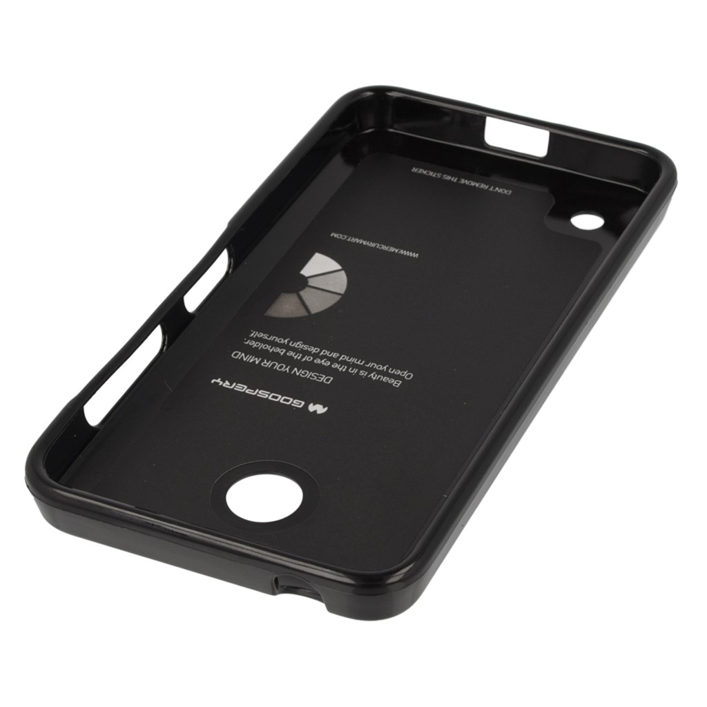 Pokrowiec etui silikonowe Mercury JELLY CASE czarne NOKIA Lumia 630 / 4