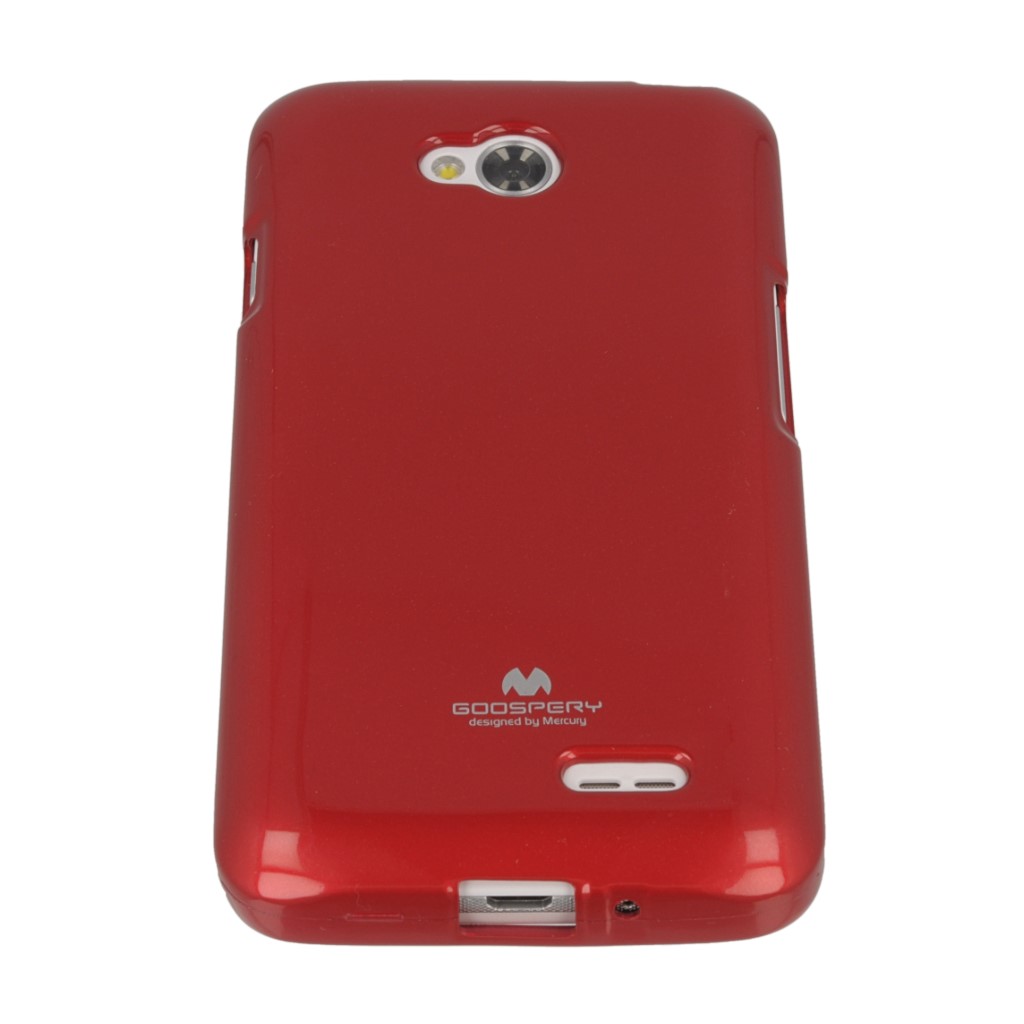 Pokrowiec etui silikonowe Mercury JELLY CASE czerwone LG G Pro Lite Dual D686 / 3