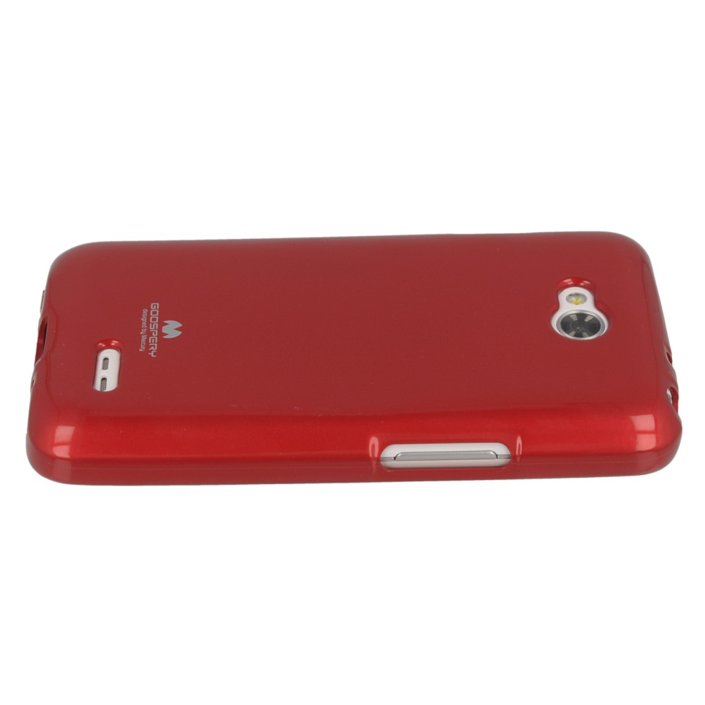 Pokrowiec etui silikonowe Mercury JELLY CASE czerwone LG G Pro Lite Dual D686 / 6