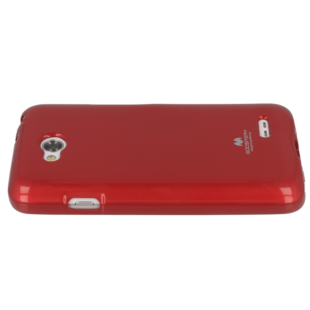 Pokrowiec etui silikonowe Mercury JELLY CASE czerwone LG G Pro Lite Dual D686 / 5