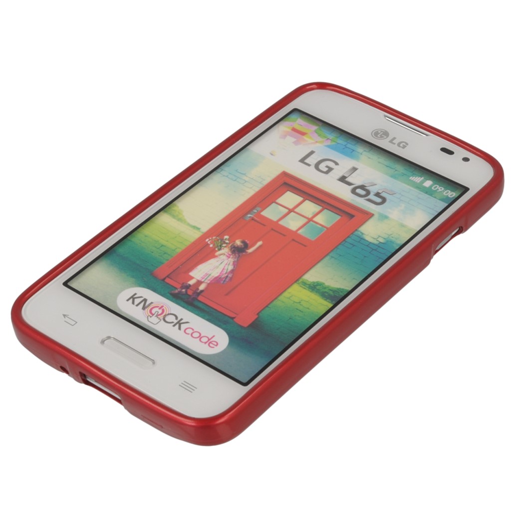Pokrowiec etui silikonowe Mercury JELLY CASE czerwone LG G Pro Lite Dual D686 / 8