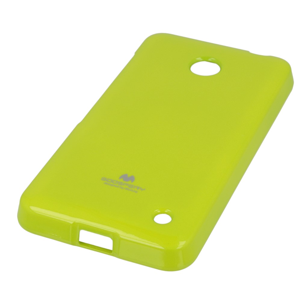 Pokrowiec etui silikonowe Mercury JELLY CASE limonkowy NOKIA Lumia 635