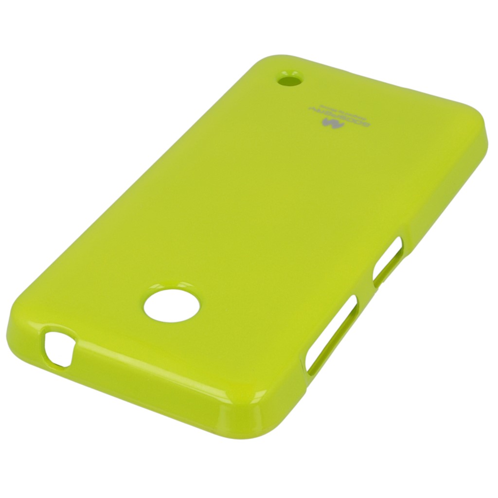 Pokrowiec etui silikonowe Mercury JELLY CASE limonkowy NOKIA Lumia 635 / 2
