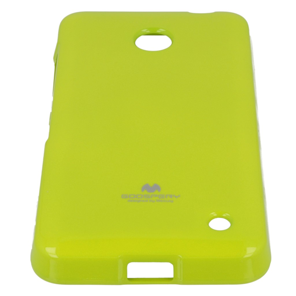 Pokrowiec etui silikonowe Mercury JELLY CASE limonkowy NOKIA Lumia 635 / 5